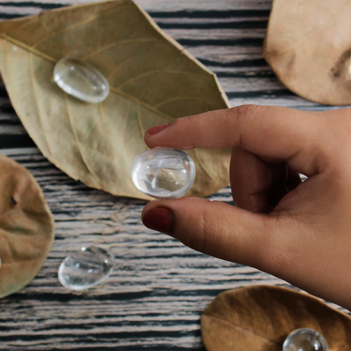 Premium Clear Quartz Tumble Stones