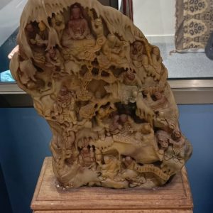 Serpentine  carved Buddha
